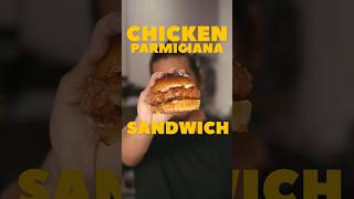 Chicken Parmigiana Sandwich at home [upl. by Nauqe]