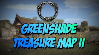 ESO Elder Scrolls Online Greenshade Treasure Map II2 Location [upl. by Gibrian]