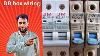 Single phase distribution box wiring [upl. by Margo]