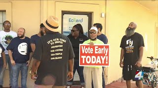 ‘We can’t take it for granted’ Advocates rally Saturday as early voting nears end in Duval County [upl. by Yvaht]