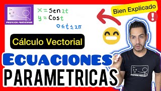 ✅​Ecuaciones PARAMÉTRICAS 𝘼𝙥𝙧é𝙣𝙙𝙚𝙡𝙤 𝙃𝙊𝙔 😎​🫵​💯​ Cálculo vectorial [upl. by Creigh]