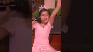 Then and now Sophia Grace and Rosie performing Super Bass ellen shorts [upl. by Anik570]