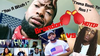 Brandon Tatum vs Hotep Jesus get into Fighting Words on Zoom Live Debate Over Ahmad Aubrey Case [upl. by Oehsen859]