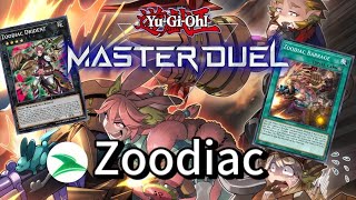 Master duel  Zoodiac deck  New support  Best mix cards for XYZ deck 2024 [upl. by Lotus]