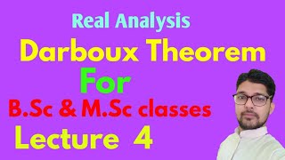 State and prove Darboux Theorem for Riemann intregal [upl. by Toole]