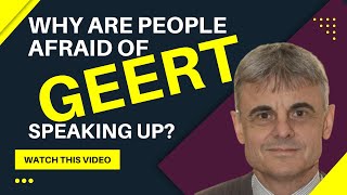 Why are people afraid of Geert Vanden Bossche speaking up [upl. by Lapotin]