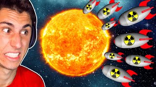 Can 100 Nukes Blow Up the Sun  Solar Smash [upl. by Ydde919]