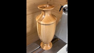 Vase Ashley Too VI  Woodturning [upl. by Ecirad]