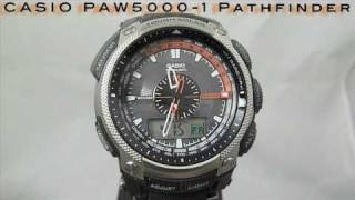 Casio PAW50001 Pathfinder Watch  TQDiamondscom  FREE Shipping [upl. by Nonnahs]