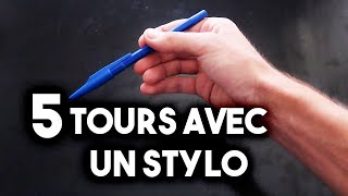 5 TOURS FACILES ET IMPRESSIONNANTS AVEC UN STYLO [upl. by Ynobe]