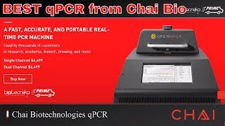 Best Open Source qPCR from Chai Biotechnologies now in India by BioTecNika Prime [upl. by Ellswerth]