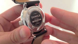 Shinola The Runwell 47mm Watch Review and Video Review [upl. by Annavoig]