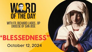 BLESSEDNESS  Word of the Day  October 12 2024 [upl. by Hooper200]