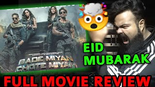 BADE MIYAN CHOTE MIYAN FULL MOVIE REVIEW BY AAMIR ANSARI  AKSHAY KUMAR  TIGER SHROFF  MASS [upl. by Erreid]