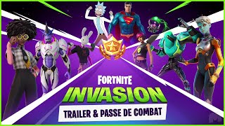 FORTNITE CHAPITRE 2 Saison 7 INVASION Trailer amp Passe [upl. by Diarmit882]