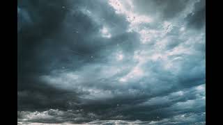 Timelapse Dark Blue Cloudy Rainy Sky Cumulonimbus Cloud Rain Heavy Clouds Give Way To White Fluffy [upl. by Ahsyas]