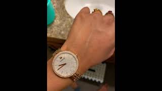 Swarovski Cosmopolitan Rose gold watch swarovskiwatch 5517803 [upl. by Winne858]