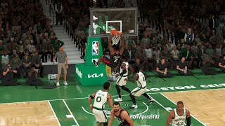 the 2019 raptors vs the Celtics in 2k24 play now online [upl. by Aetnahc]