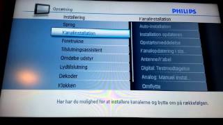 Opdatering af TVkanaler via kabelTV [upl. by Nnayllas]