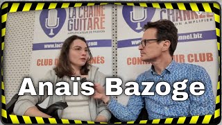 Anaïs Bazoge interview au salon des luthiers du Paris Guitar Festival [upl. by Yadnus]