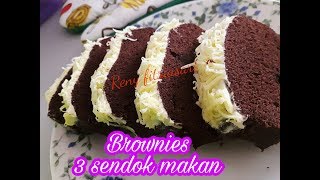 RESEP BROWNIES 3 SDM [upl. by Eimaraj]