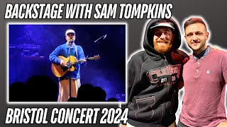 BACKSTAGE WITH SAM TOMPKINS  FIRST LIVE CONCERT VLOG GIVEAWAY INCLUDED [upl. by Aneral]