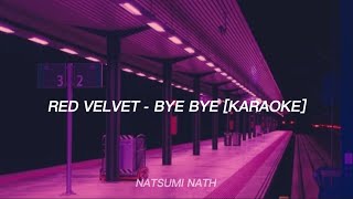 Red Velvet  BYE BYE EASY KARAOKE [upl. by Neri]