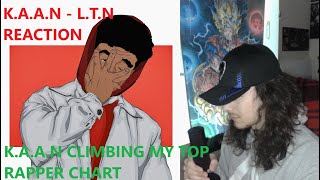 KAAN  LTN Lyrics  REACTION [upl. by Aihtiekal]