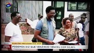 PARTIDO PODEMOS O JUSTO VENCEDOR DAS ELEIÇÕES EM MOÇAMBIQUE SUBMETEU HOJE O CONTECIOSO ELEITORAL [upl. by Akcinahs812]