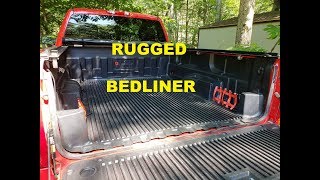 Rugged UndertheRail Bedliner Install  Chevy Silverado [upl. by Etra40]