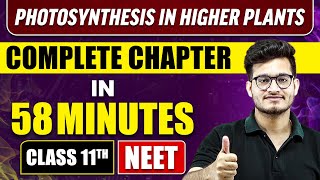 PHOTOSYNTHESIS IN HIGHER PLANTS in 58 Minutes  Full Chapter Revision  Class 11 NEET [upl. by Coh]