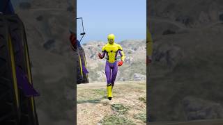 Gta V IRON MAN Saved Bus With Defender 😨gta5 shortsfeed [upl. by Juna993]