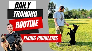 My daily training routine  Fixing mistakes that occure during training [upl. by Oirrad]