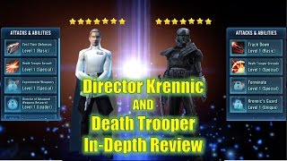 Star Wars Galaxy of Heroes Director Krennic and Death Trooper InDepth Character Review [upl. by Mikel391]