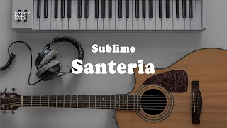 Sublime  Santeria Acoustic Karaoke and Lyric [upl. by Sucy691]