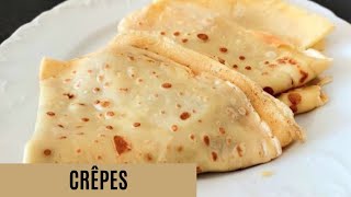 süßes Crêpes Rezept mit Zimt und Zucker  Palatschinken Rezept  Eierpfannkuchen Rezept [upl. by Llerral786]