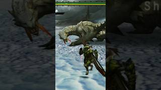 MHP3rd Cazando al Barioth 5⭐ mhp3rd mhw mhfu capcom barioth ppsspp longsword mhrise shorts [upl. by Weiman]