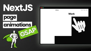 NextJS Page Animation Transitions with GSAP [upl. by Nitsa]