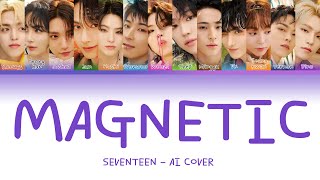 SEVENTEEN “Magnetic” Color Coded Lyrics Ai cover [upl. by Elvira]