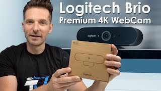 Logitech Brio 4K Webcam UNBOXING  SETUP  REVIEW  Is It The Best Webcam [upl. by Brian844]