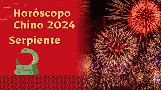 2024 HORÓSCOPO CHINO SERPIENTE 🐍 1929 1941 1953 1965 1977 1989 2001 2013 y 2025 [upl. by Settle29]