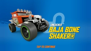 Hot Wheels Race Off Unlocked Baja Bone Shaker and Test Drive The Bones [upl. by Ayatnohs7]