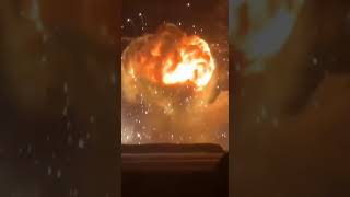 Ammo Depot Explosion Russia Tichorezk  20924 [upl. by Acsirp]