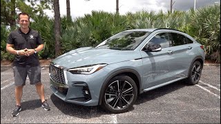 Is the 2022 Infiniti QX55 the BEST new luxury sport SUV to BUY [upl. by Aetnuahs]