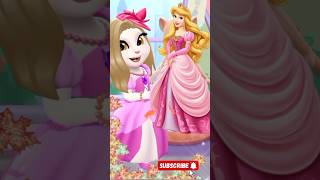 The Little Princess Makeover My talking angela 2 shorts angela2 cartoon desniy makeover [upl. by Iviv]