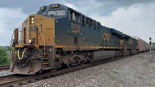 M267 Hustles Thru Hannacroix From NJ to Detroit W Empty Auto Racks [upl. by Hospers176]