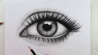 How to Draw a Realistic Eye [upl. by Norabal]