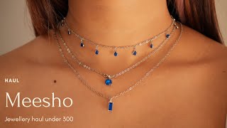 Viral Meesho Jewellery Haul Dainty amp Aesthethic Jewellery Haul  Aishwarya Khajuria [upl. by Quincy174]