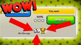 MOST TROPHIES POSSIBLE  Clash of Clans  10 MINUTE TROPHY CHALLENGE Pushing From 0 [upl. by Nofpets]