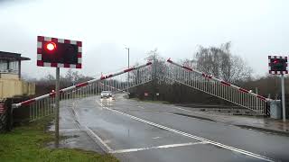 Lydney Junction Level Crossing 31122022 [upl. by Aniez]